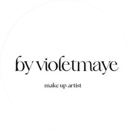 By Violet Maye makeup artist logo